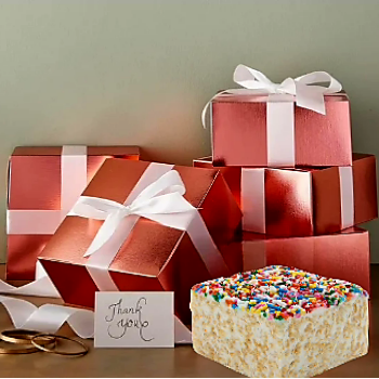 LIMITED EDITION VALENTINES DAY BOX - GOURMET GIANT CRISPY CAKES