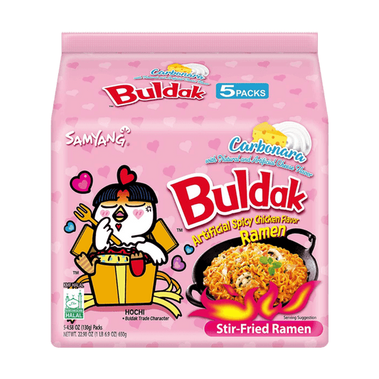 Buldak Ramen Spicy Chicken Carbonara