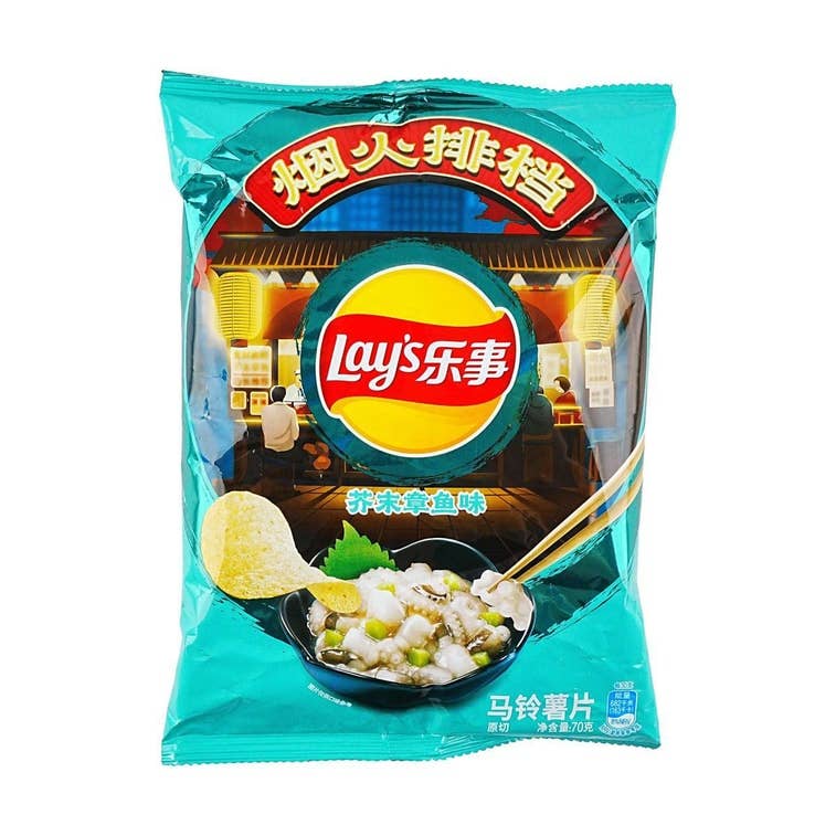 Lay's Mustard Octopus Flavor